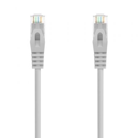 Cable de Red RJ45 AWG24 UTP Aisens A145-0555 Cat.6A/ LSZH/ 20m/ Gris